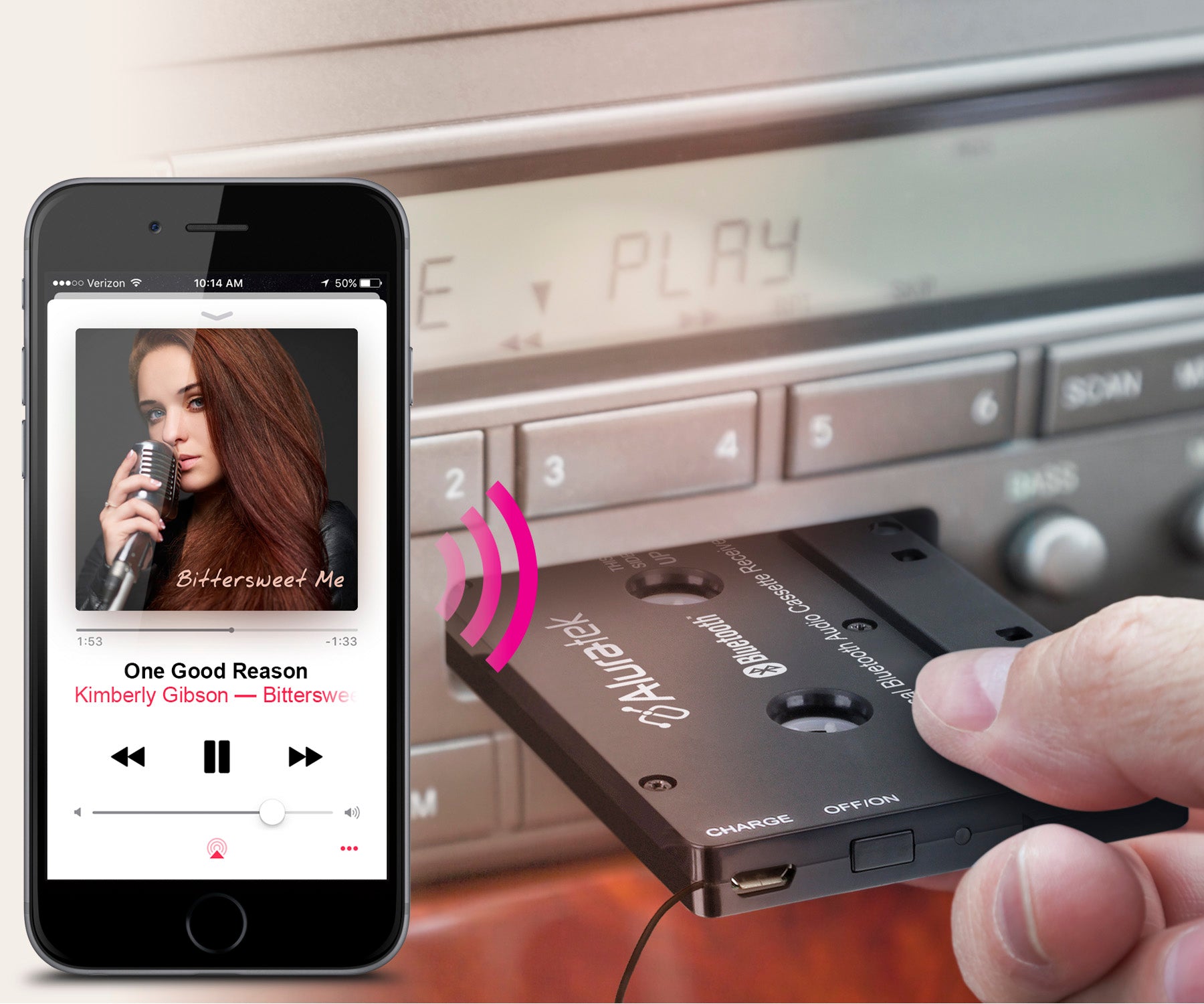 Universal Bluetooth Audio Cassette Receiver