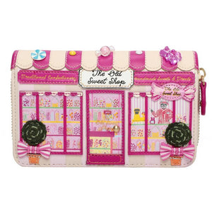 The Old Sweet Shop Medium Ziparound Wallet - DiJore