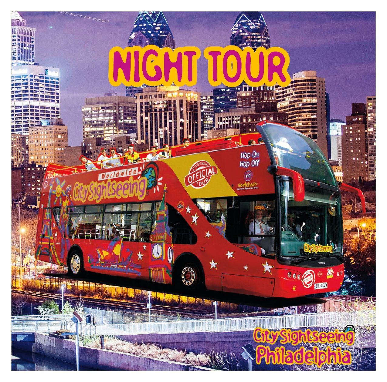 Double Decker Night Tour of Philadelphia