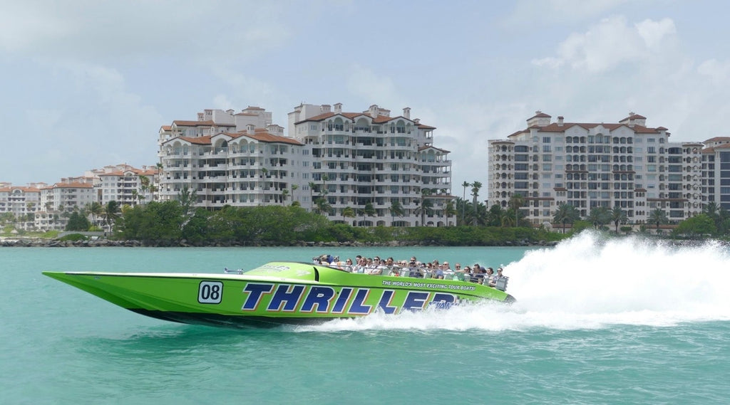 speedboat in Miami
