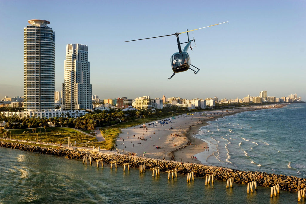 helicopter over Miami