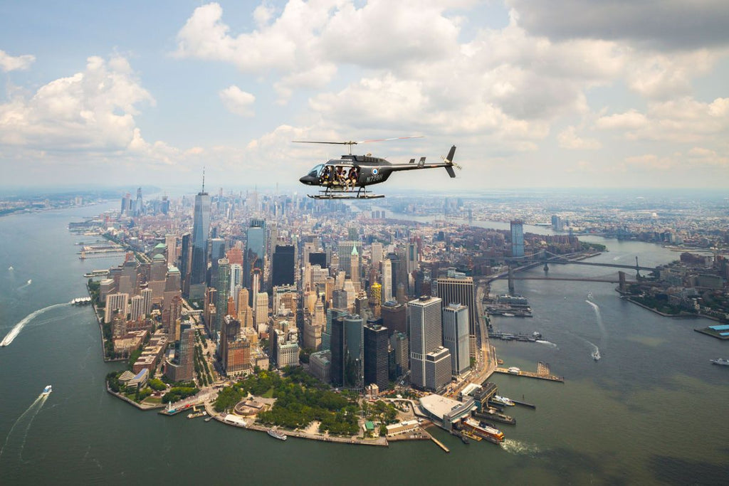 helicopter ride over NYC