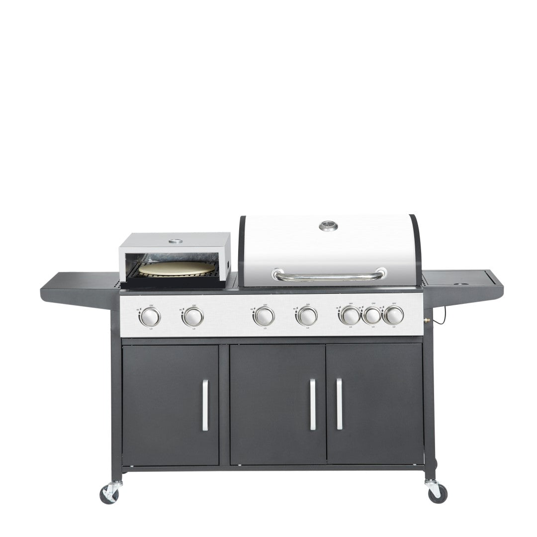 Summ: BBQ Pizza Oven Combi Salvatore - Zwart