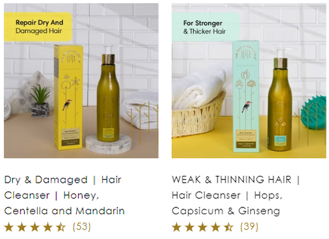 The Earth Collective's Hair Cleansers