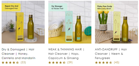 The Earth Collective's Hair Cleansers