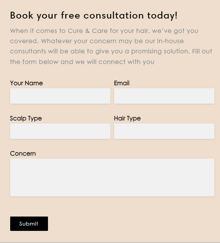 The Earth Collective's Consultation form
