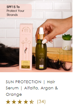 The Earth Collective's Sun Protection Hair Serum