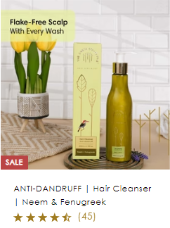 The Earth Collective's Anti- Dandruff Hair Cleanser