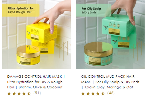 The Earth Collective's Hair Masks