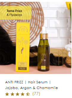 Anti-Frizz Hair Serum from The Earth Collective