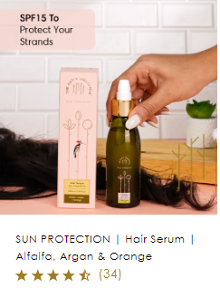 Sun Protection Hair Serum From The Earth Collective