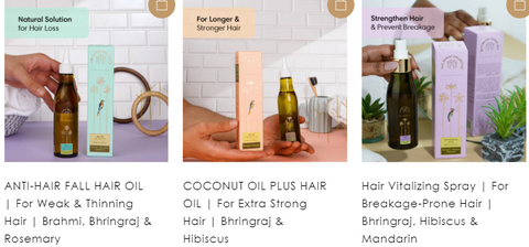 The Earth Collective's Hair Care Products with Bhringraj