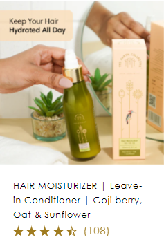 Hair Moisturiser from The Earth Collective 