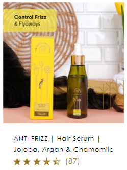 Anti-frizz Hair Serum from The Earth Collective