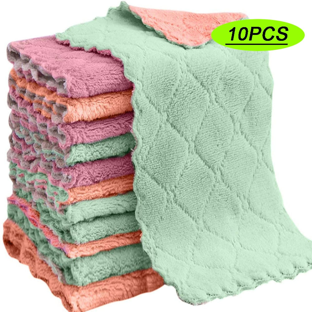 Microfiber Absorbent Towel (10Pcs)