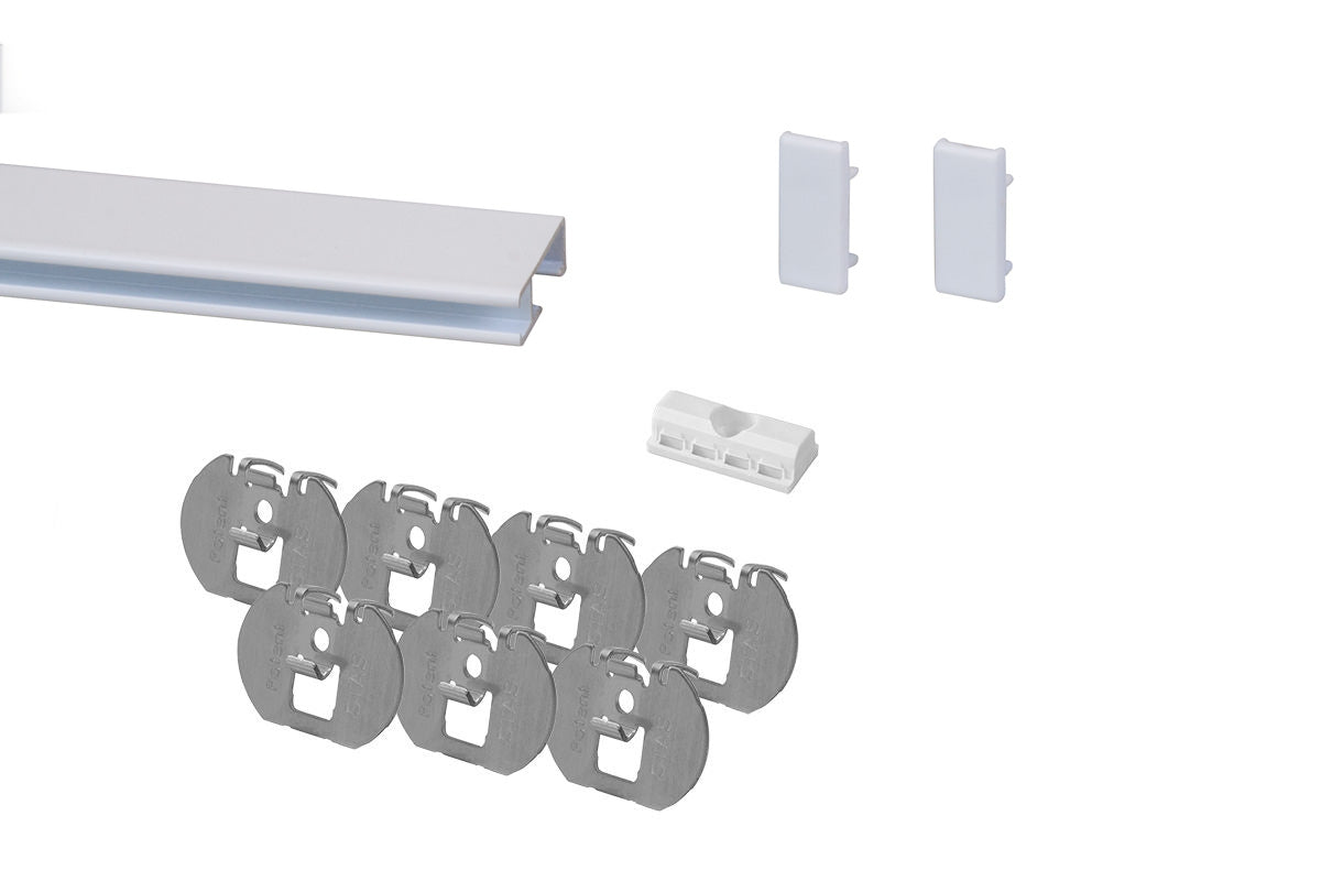 STAS self adhesive dibond hanger - 3.15 x 3.15 - 22lbs weight capacity +  installation set
