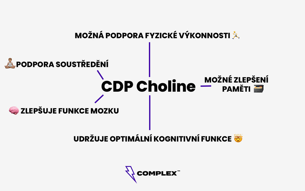 CDP Cholin Citikolin účinky