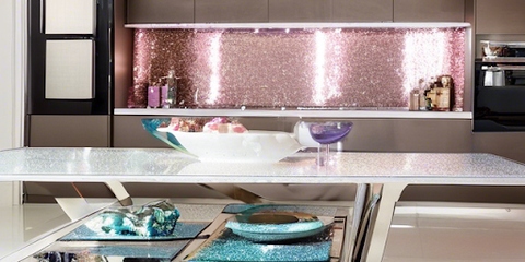 Glitter DIY ideas For kitchen decor