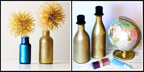 Glitter Ideas for Bottle/Vases