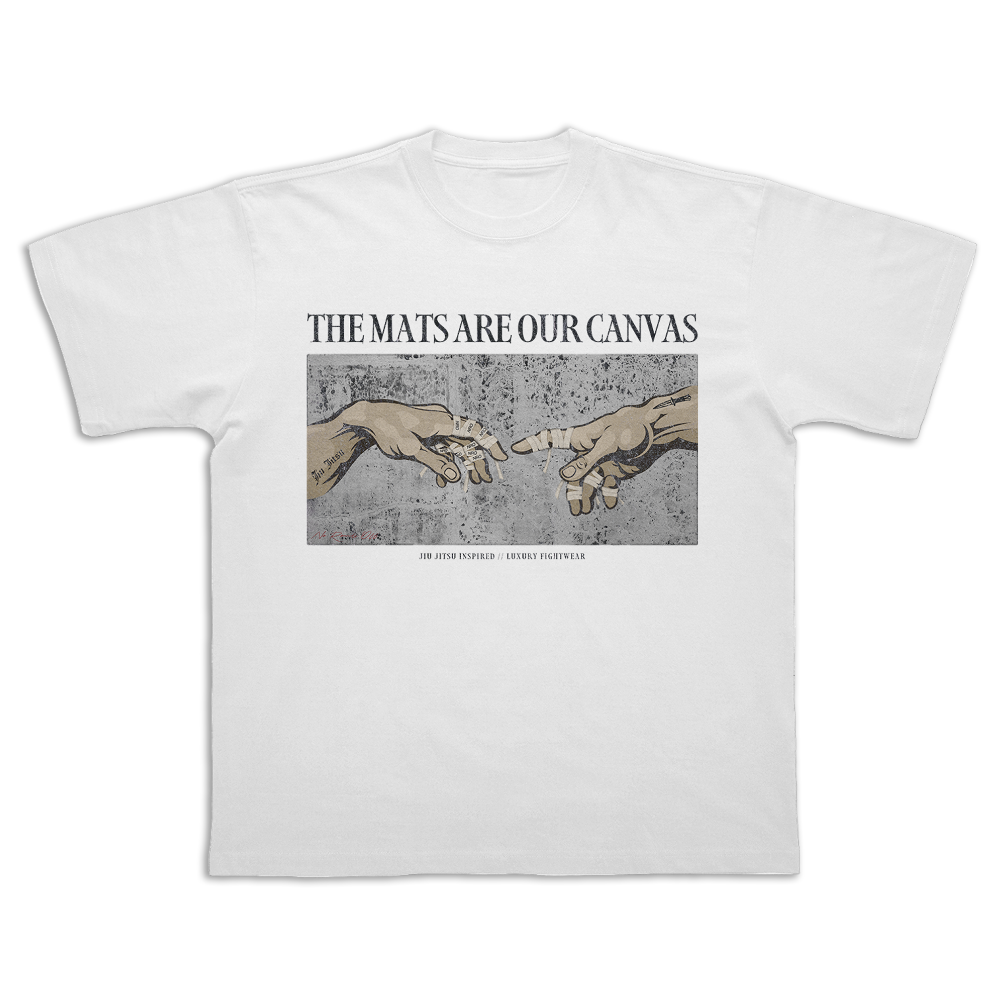MATS ARE OUR CANVAS TEE - WHITE