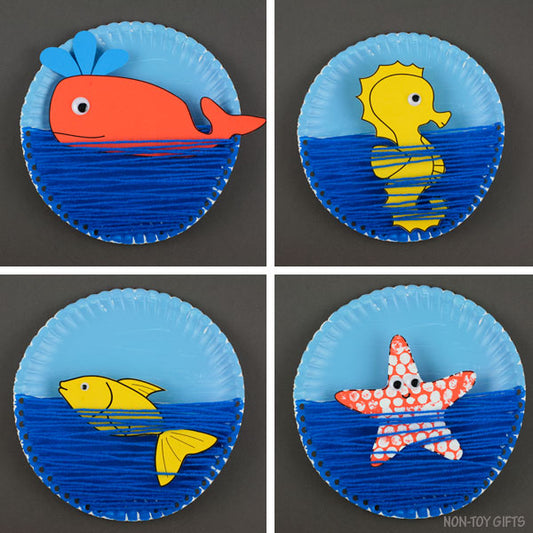 Jonah and the Whale Craft - Paper Plate Bible Craft - Coloring Craft –  Non-Toy Gifts