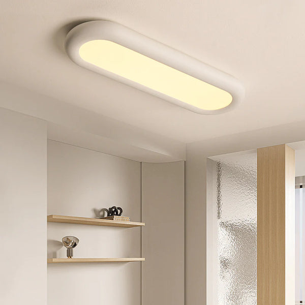 Plafonnier ovale moderne