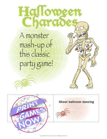 Halloween: Monster Mash-Up Charades