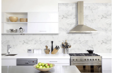 Image of Calacatta Gold Marble in Kitchen