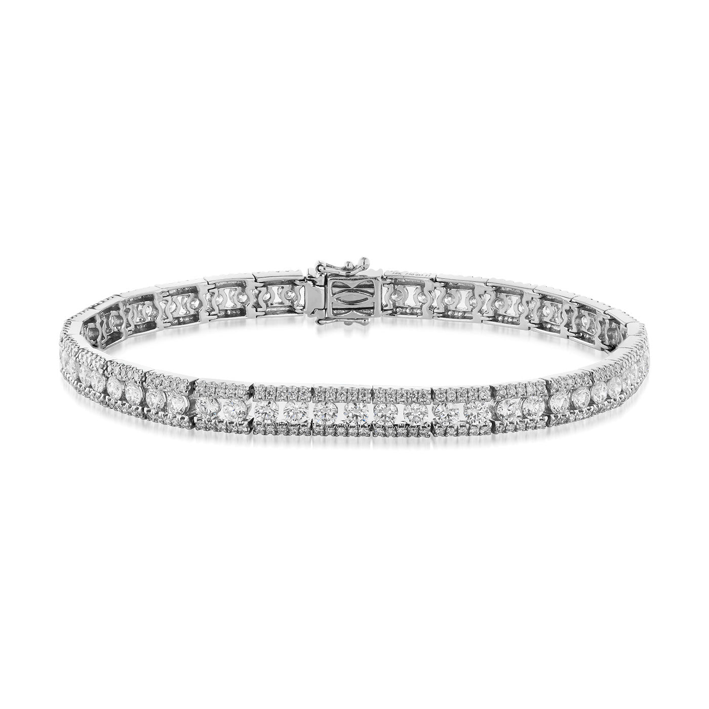 White gold diamond tennis bracelets 2025
