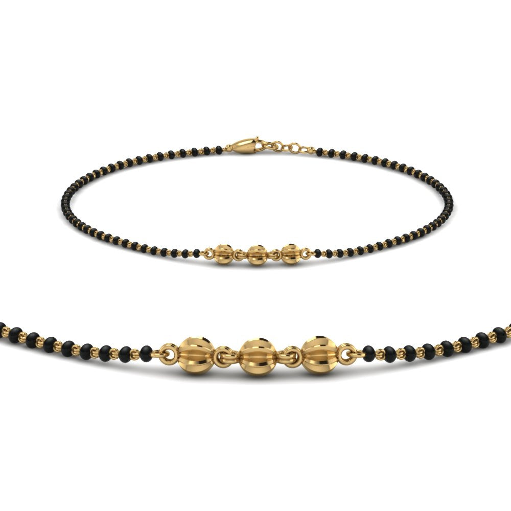 Classic Gold Bracelet Mangalsutra – Mangalsutraonline