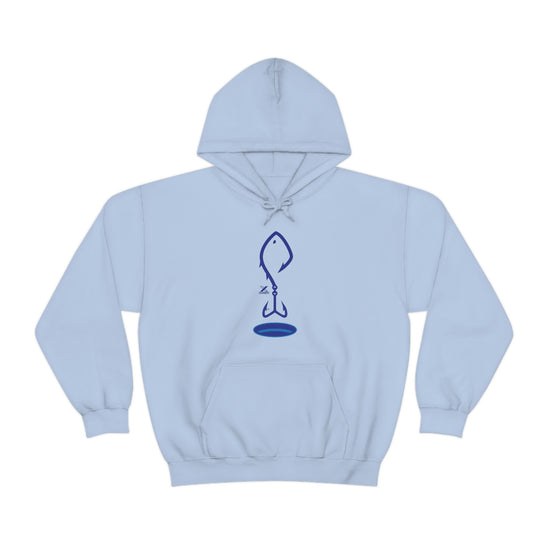 Custom Family Fishing Trip Blue Lake Fisherman Hoodie, Zazzle