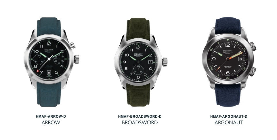 Bremont Armed Forces Collection of Watches