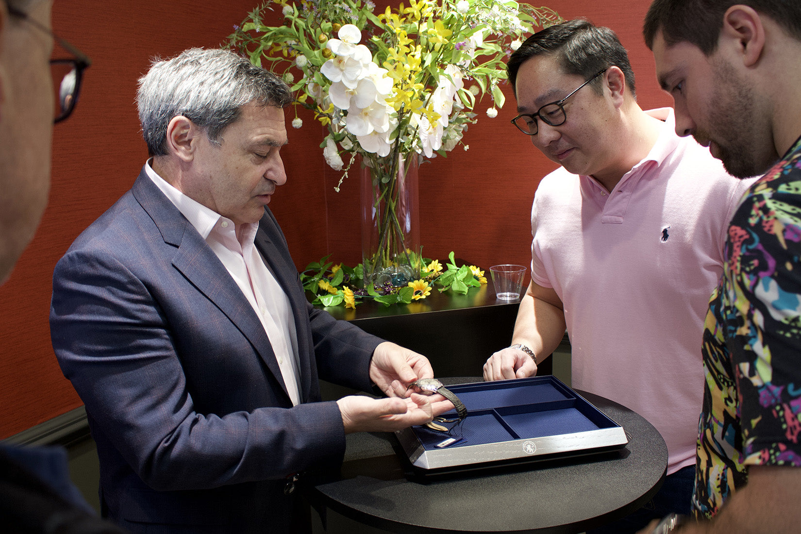 Grand Seiko Event - Person Showing Watches to customer