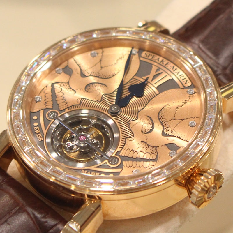 Speake martin skull tourbillion