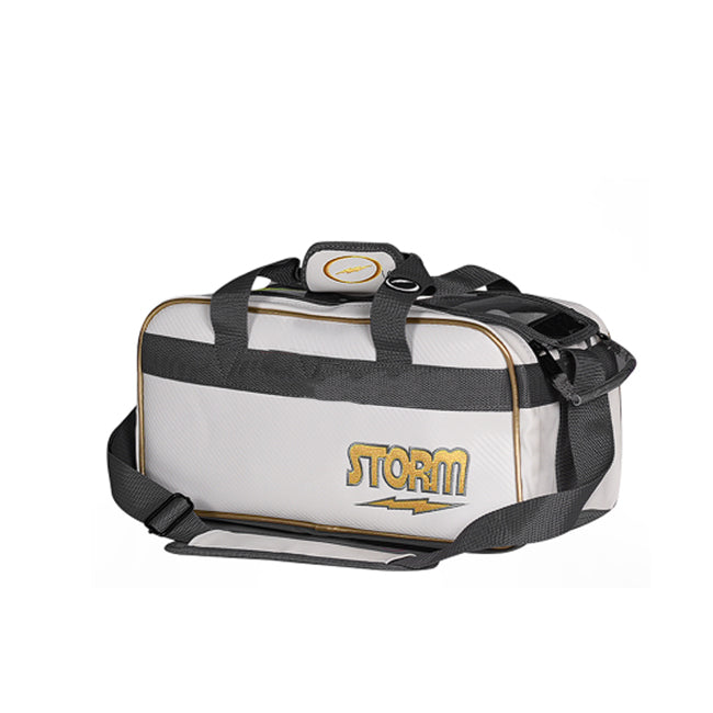 Storm Premier Bowling Bag 2 Ball Tote Bag White Silver Hologram –  bowlingrolling