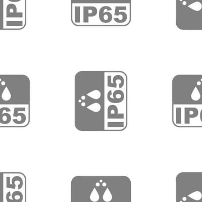 icônes indice de protection IP65 pour lampes extérieures murales