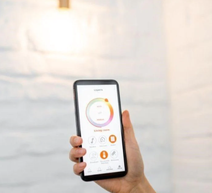 ampoule connectée pilotée via un smartphone