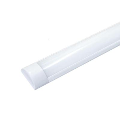 réglette LED plate blanche avec néon intégré