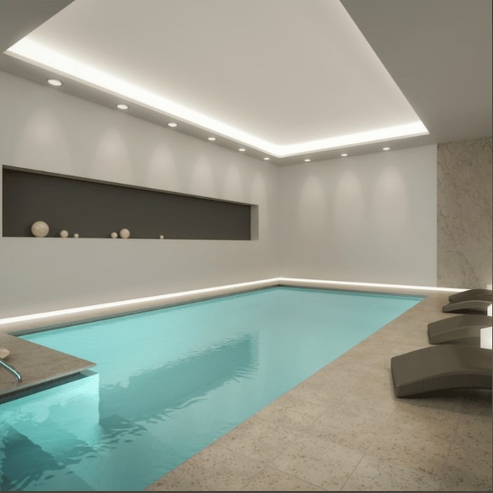 bande LED IP68 piscine intérieure