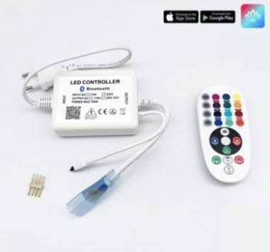 kit ruban LED multicolore RGB : contrôleur RGB et télécommande LED dernière génération
