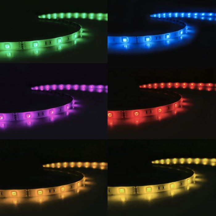 bandes LED de couleurs vives idéales pour la déco d'une chambre d'ado