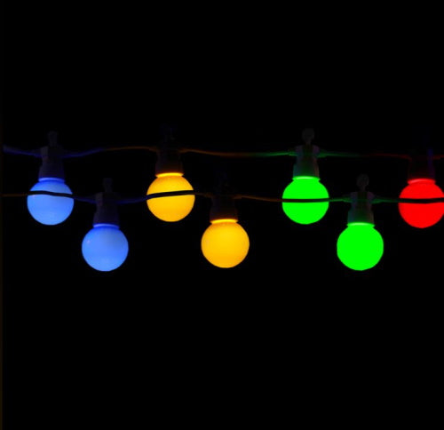 guirlande guinguette LED multicolore