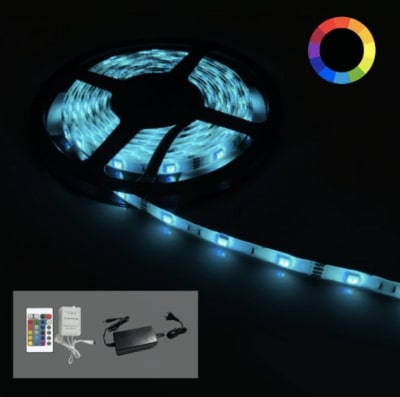 10€74 sur Ruban LED 20M Bande LED RGB Multicolores avec