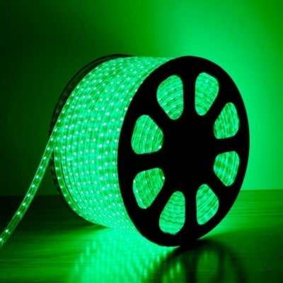 ruban LED de couleur verte