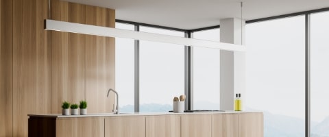 Installer une réglette suspendue LED 38W