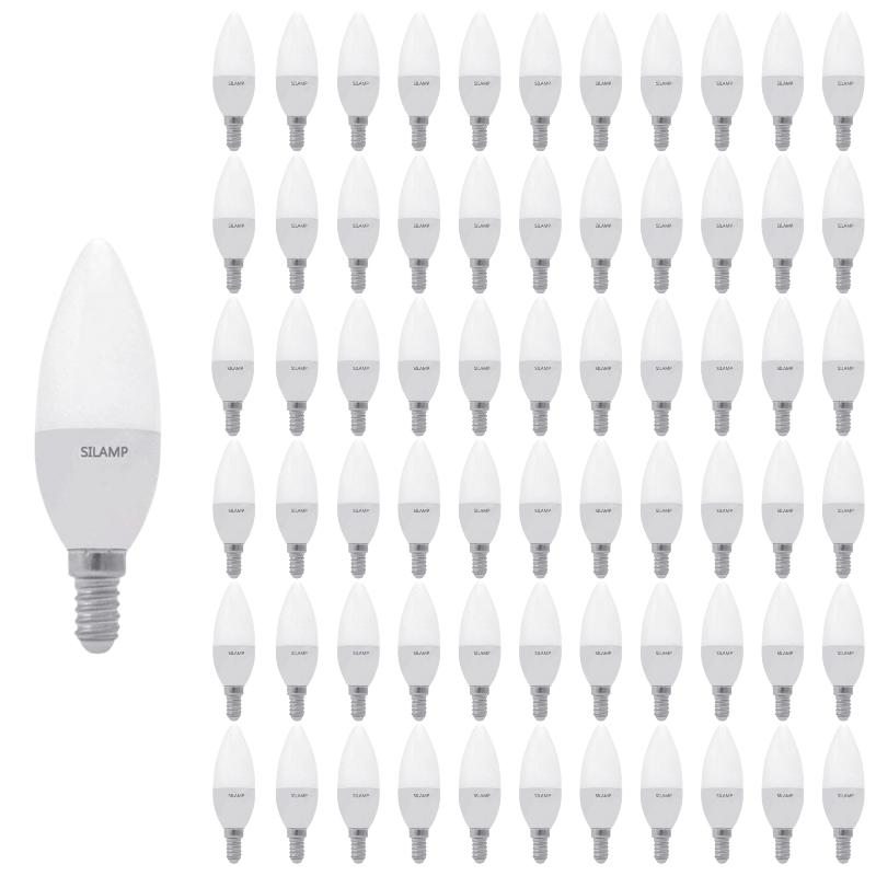 Ampoule LED Connectée WiFi E14 5.5W RGBW C37 (Pack de 5) - SILAMP