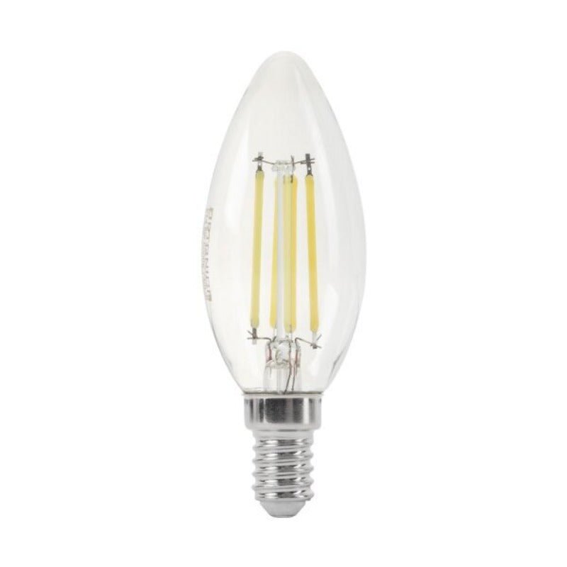 Lot de 3 - Ampoule Flamme LED 5W E14 Blanc chaud Opaline