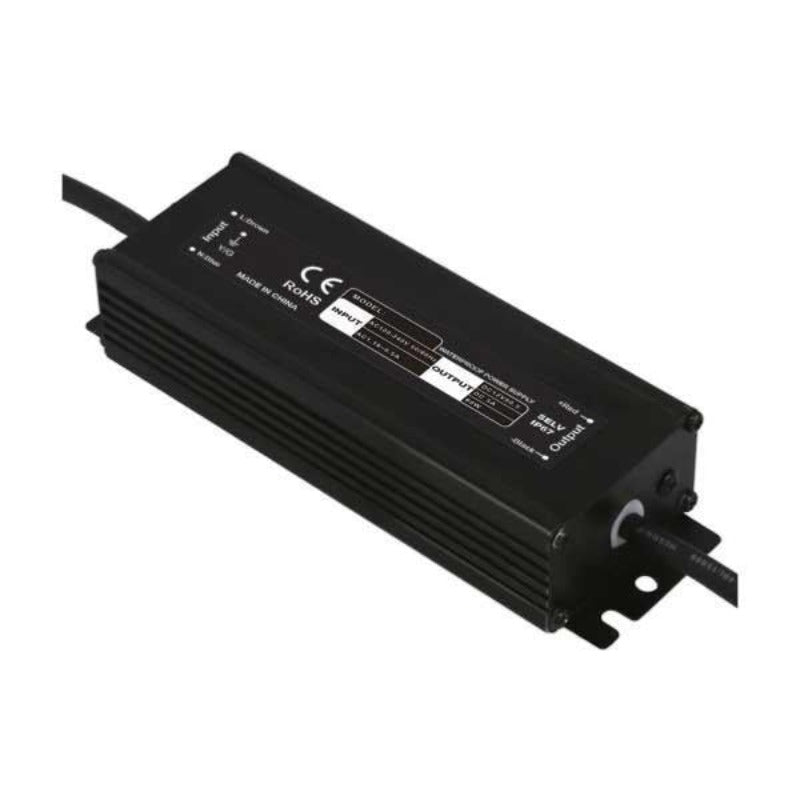 Transformateur d'alimentation 24V 2.5A slim 60W IP67 étanche 230V LED  bandes phares caméras