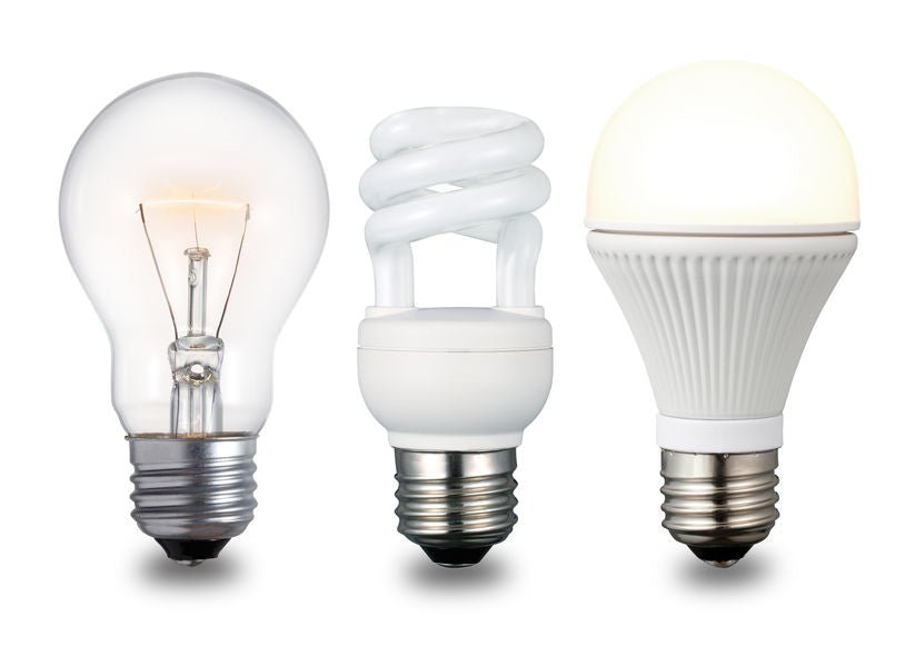 Les différents types d'ampoules (électrique, incandescente, basse  consommation, halogène, LED, néon..)