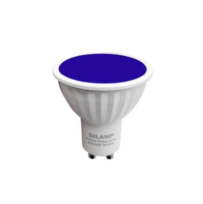 Spot LED GU10 5W 60° - Lumière Bleu